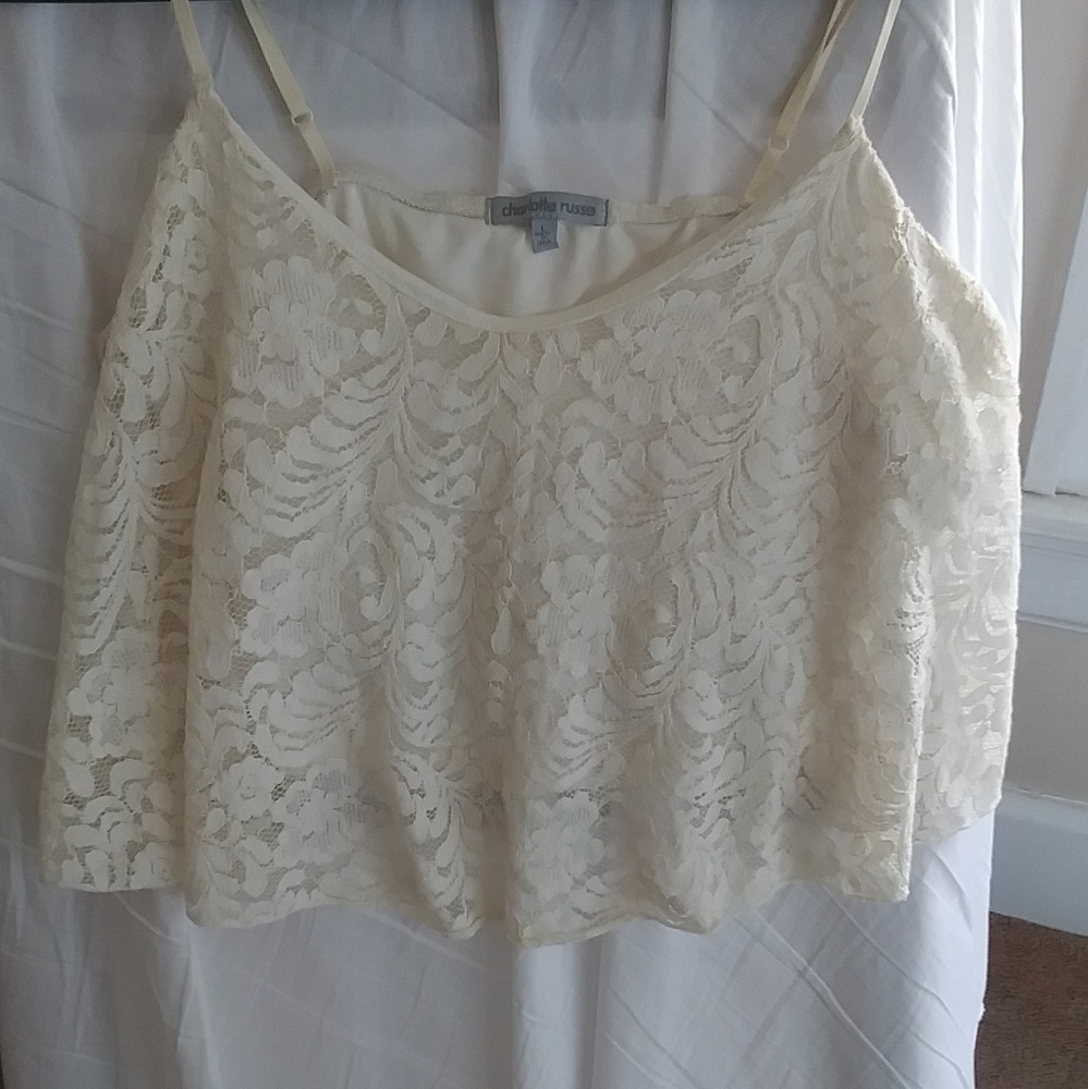 Womens large Charlotte russe crop top